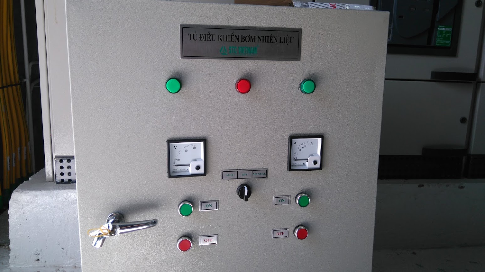 Control panel of oil pump (02 basins)