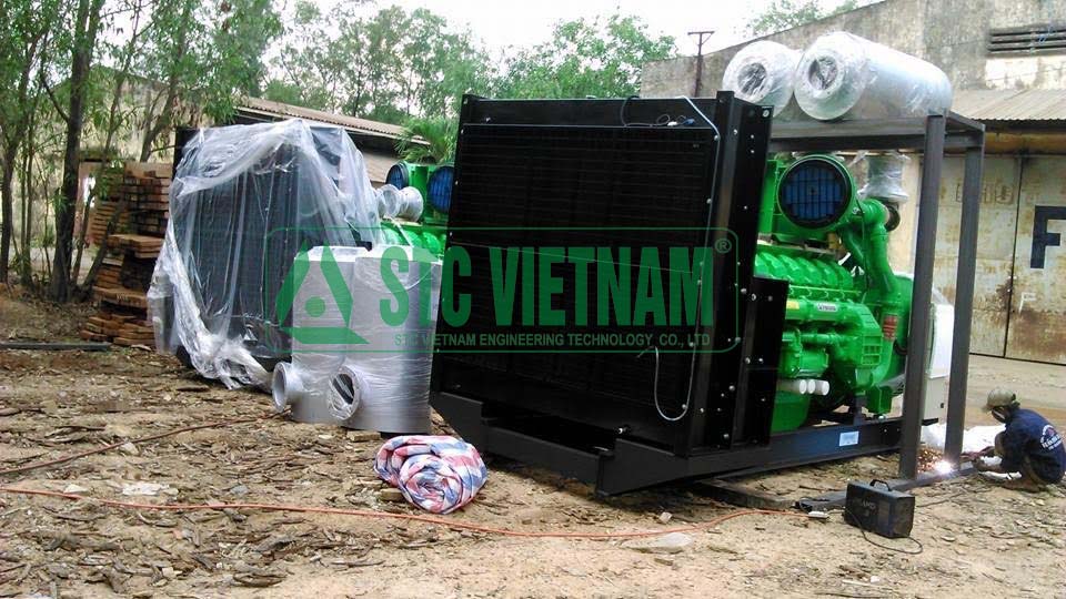 Transport, relocation and installation of generators in BinhDuong