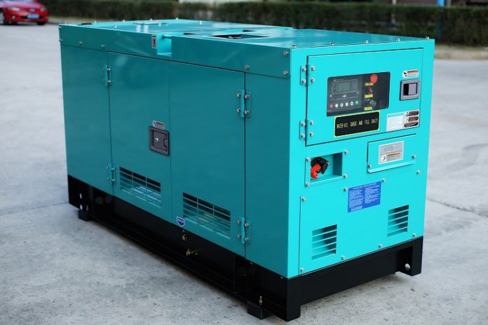 Soundproofing bin of generator
