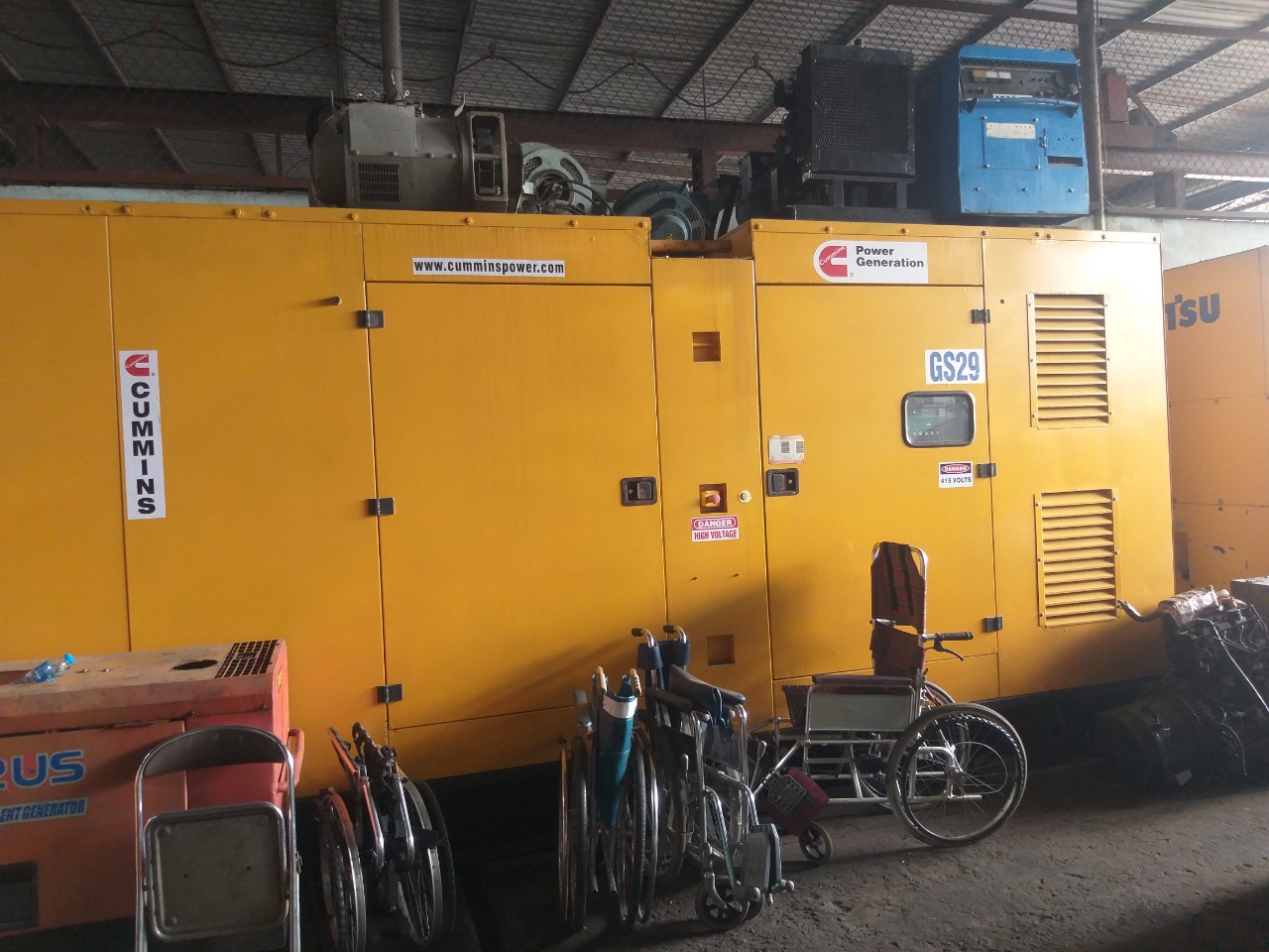 Máy phát điện cũ 550 Kva – QSX15