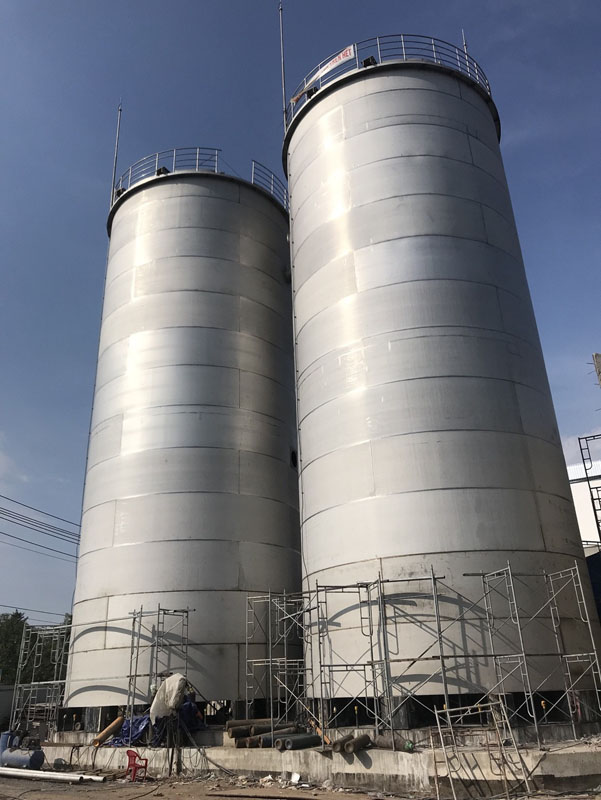 650m3. fire fighting water tank Inox