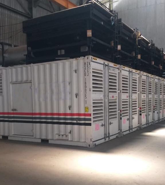 Máy phát điện cũ Mitsubishi 1845 Kva Standby – date 2021 New like